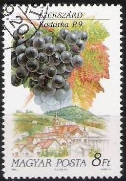 z vendido Hungria 1990 Scott 3258 Sello * Areas Produccion Vinos Kadarka Szekszard P9 8Ft Hongrie Magyar Posta Ungarn Hungary Ungheria Hongarije 
